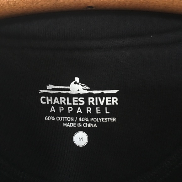 Charles River Apparel Black Concord Sweatshirt - Picture 6 of 8